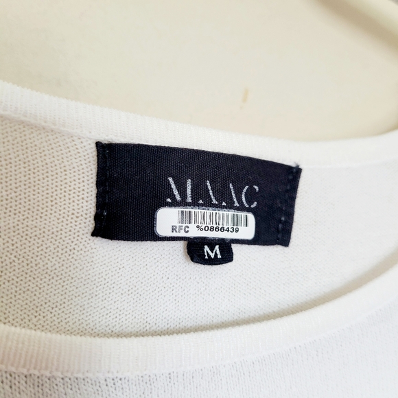 MAAC London Bond High Low Top in White - Picture 4 of 6